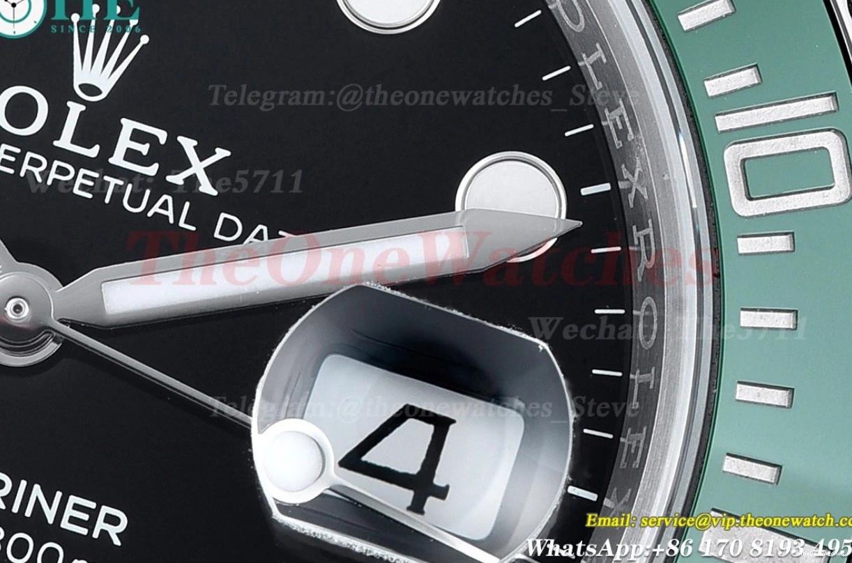 Green SS Starbucks 41mm 126610LV Clean Bezel SS SH3235 Submariner 0429